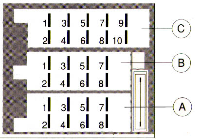 Mercedes m-class my2000 mcs pinout